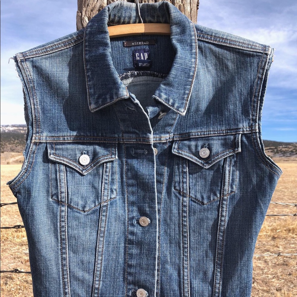 GAP Distressed Vest